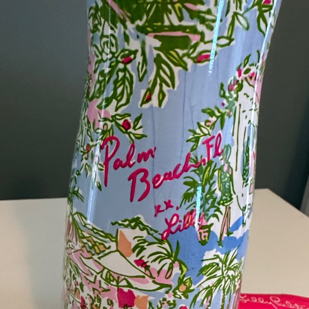 NEW w/o tags | Lilly Pulitzer Squeeze The Day Stainless Steel Water Bottle - Picture 3 of 10
